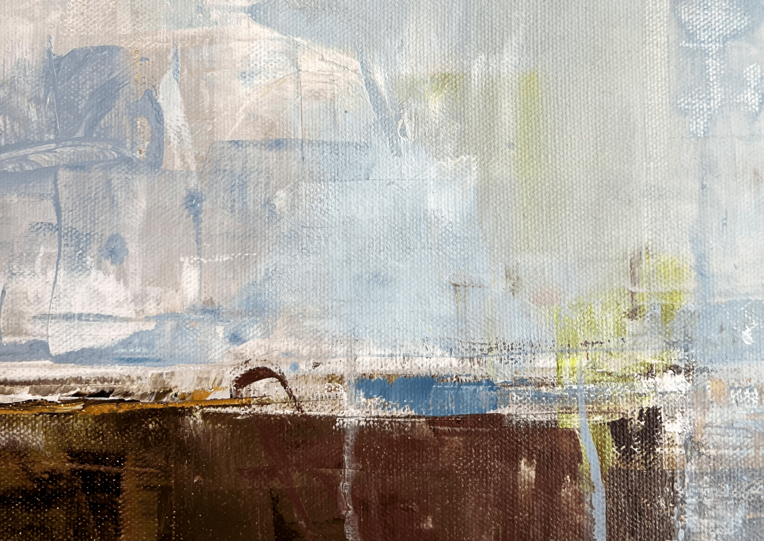 "Big Sky" original acrylic painting on canvas by fine artist Jennifer Janesko
