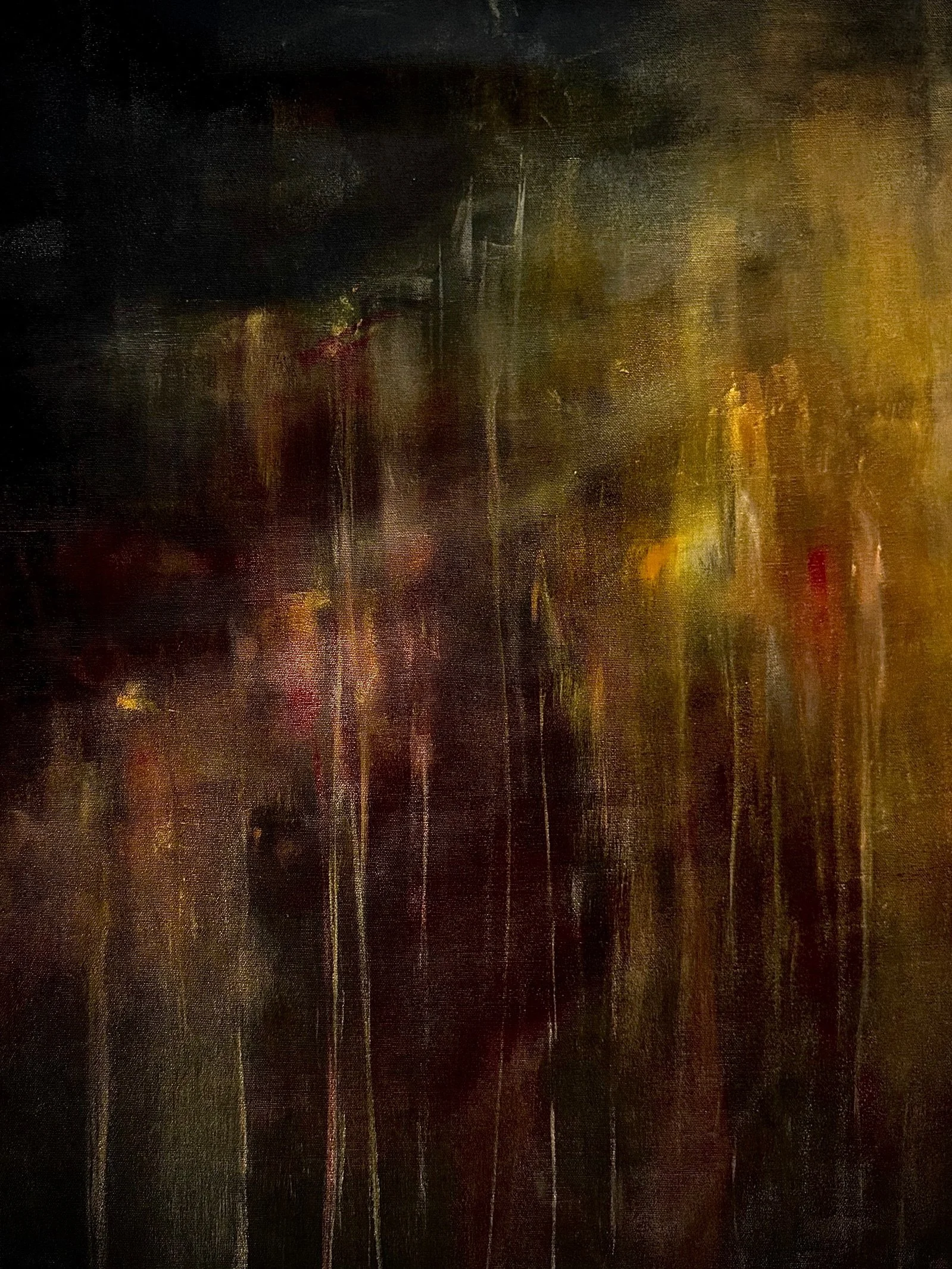 Quantum is an acrylic painting by artist Jennifer Janesko