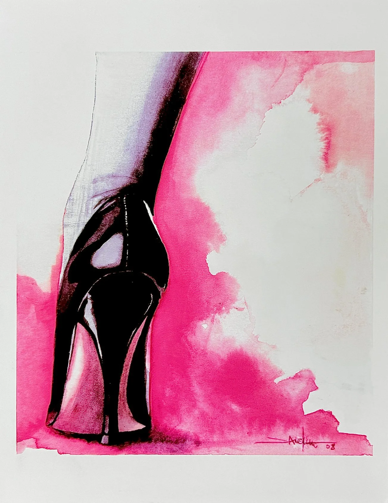 “Weapon Of Choice” is a print on archival paper.