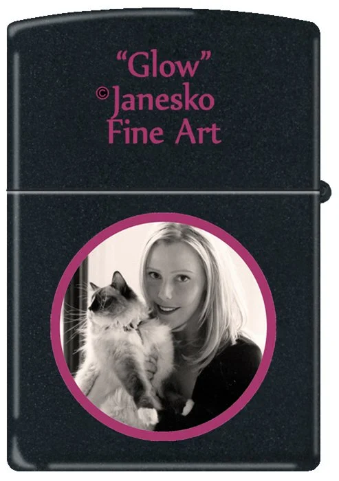 "Glow' is a limited series of Zippo lighters featuring the art of Janesko.
