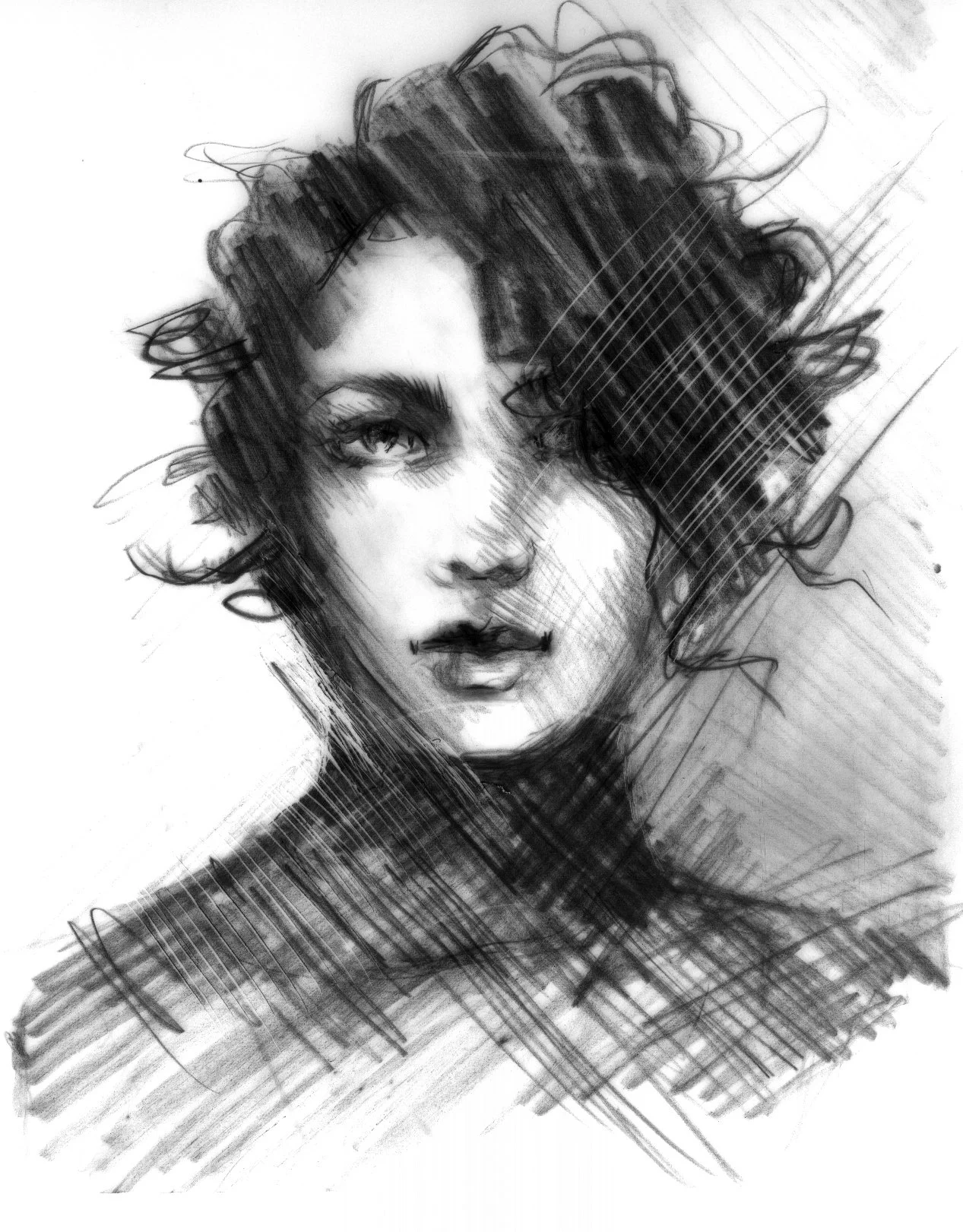 “This Day” is an original creation, pencil on vellum paper.