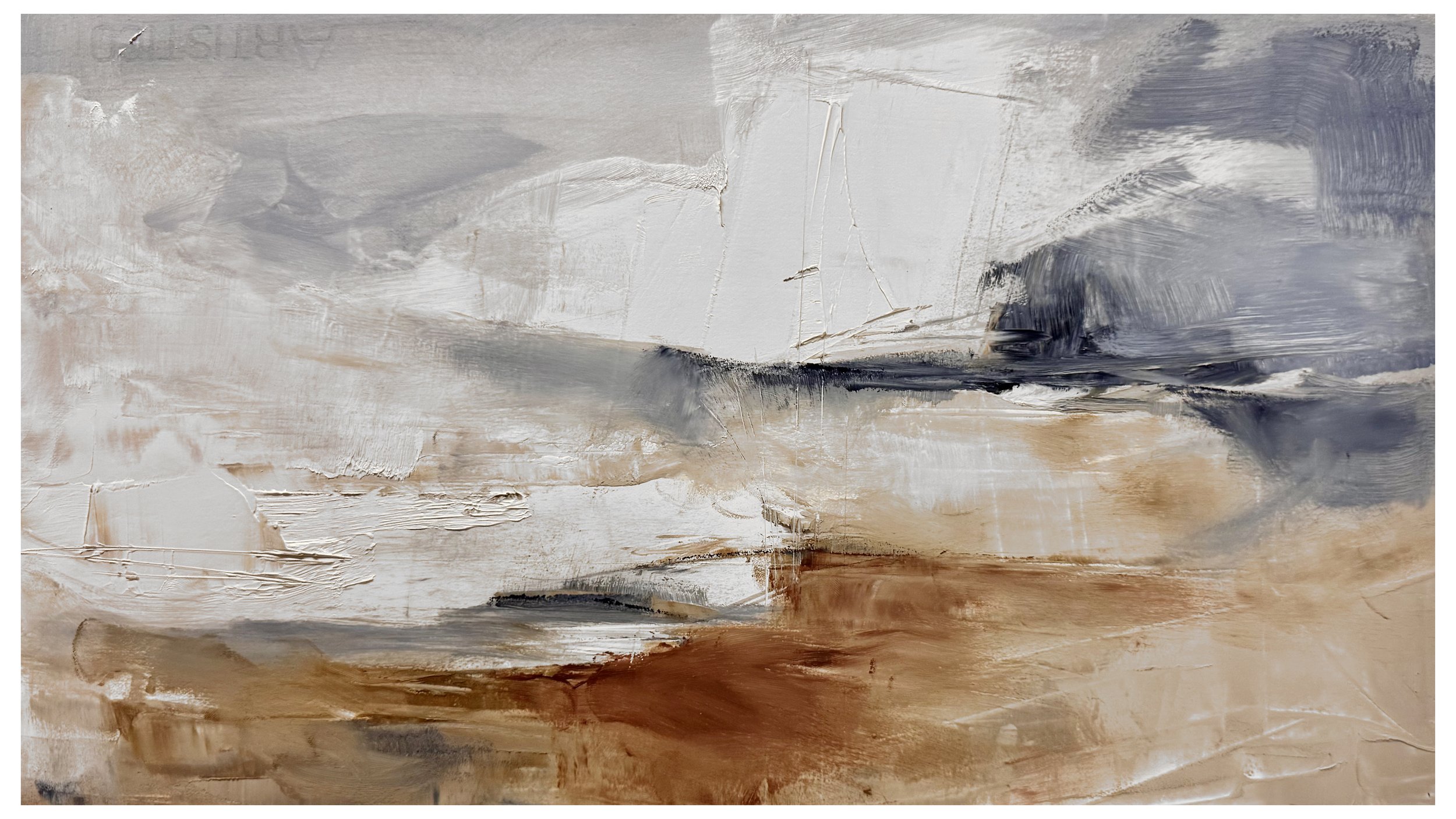 "High Tide" original oil painting by artist Janesko.