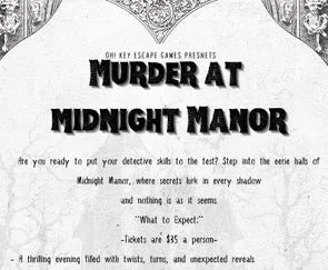 Murder at Midnight Manor: A Murder Mystery Party