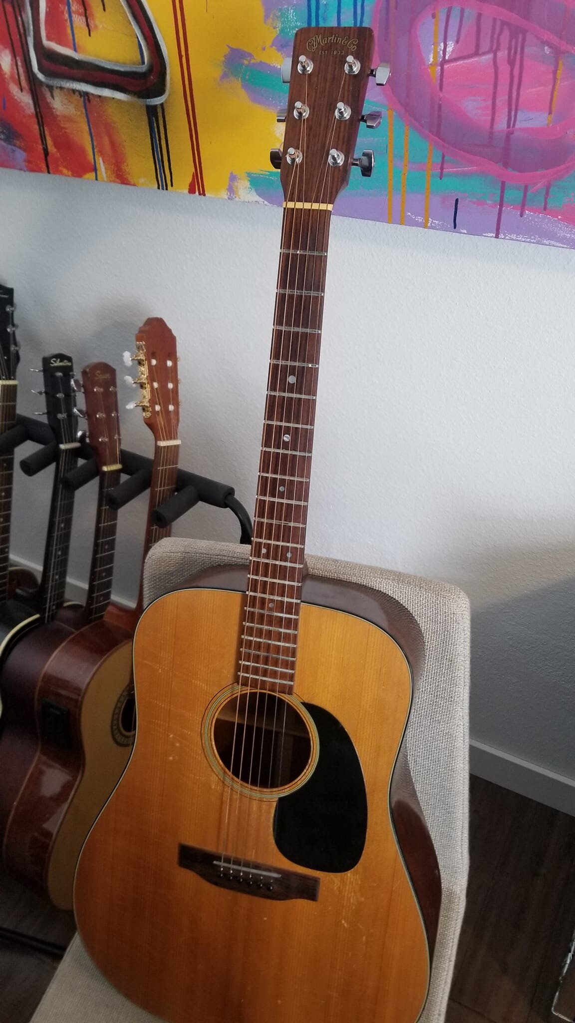 This is the crystal fret Martin... It also has a Stone bridge nut... The brightness and clarity is impeccable... I highly recommend this sound for any fretboard!!!