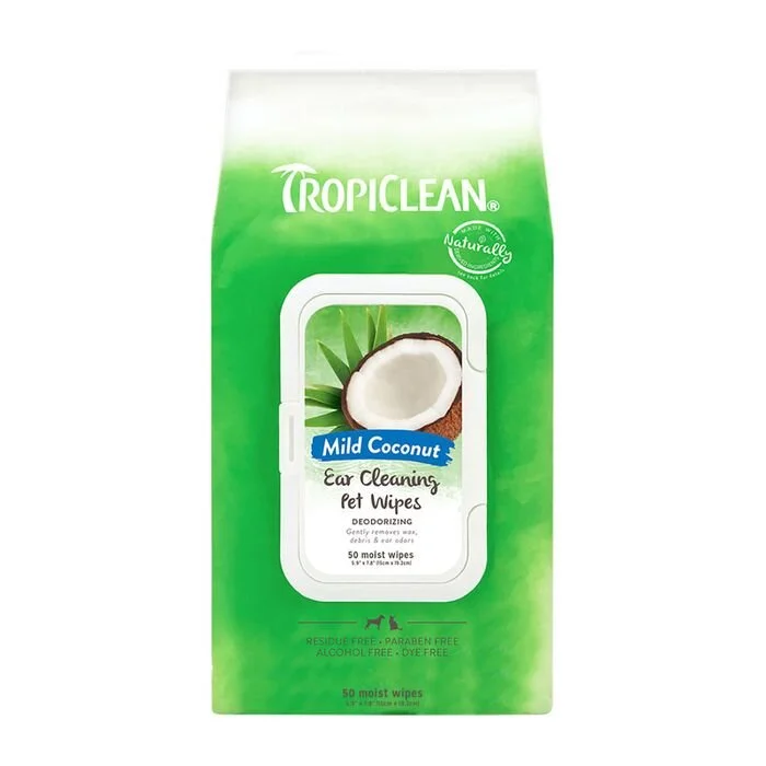 TropiClean Ear Cleaning Wipes