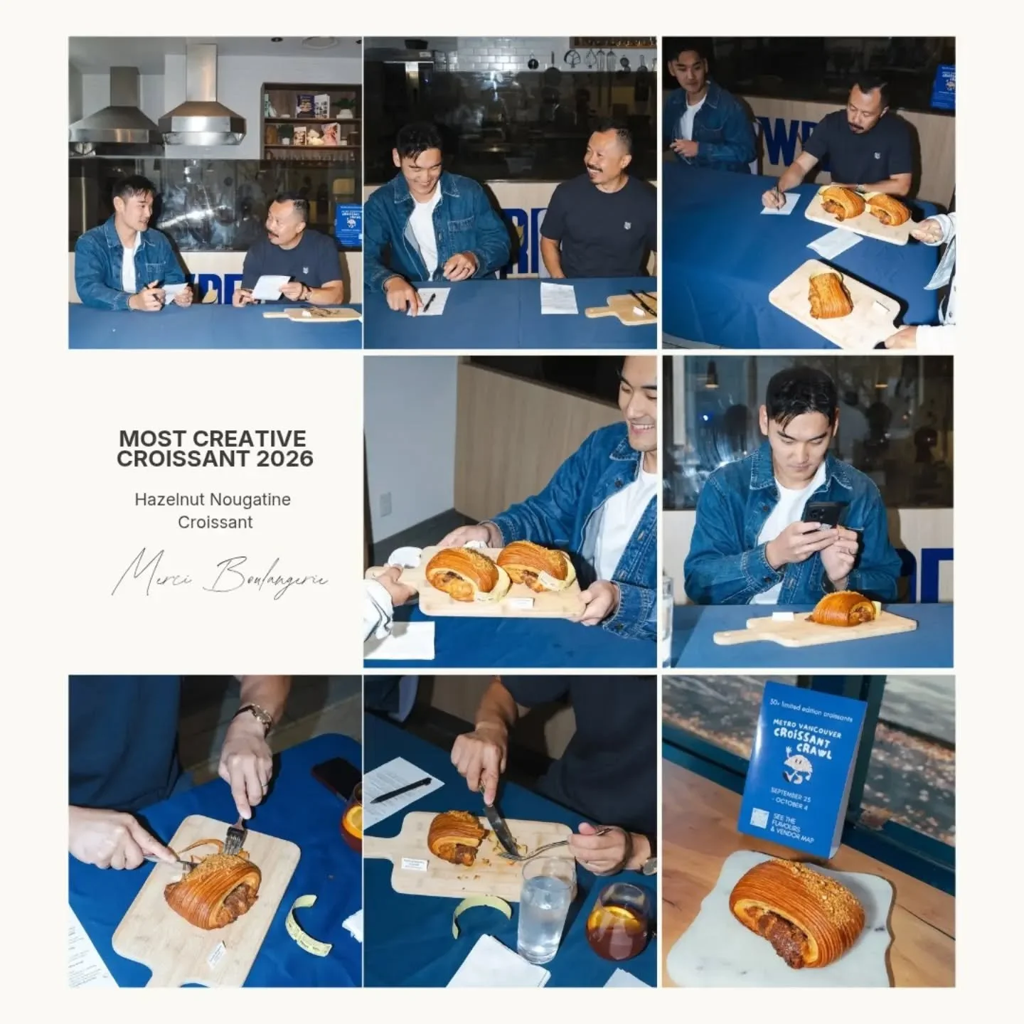 🥳So excited to announce this year's "Most Creative Croissant" winner @merciboulangerie Hazelnut Nougatine Croissant selected by Alex Kim, Five Sails chef and co-owner, and Carson Ting, Official FIFA World Cup 2026&trade; Artist. Congrats! 