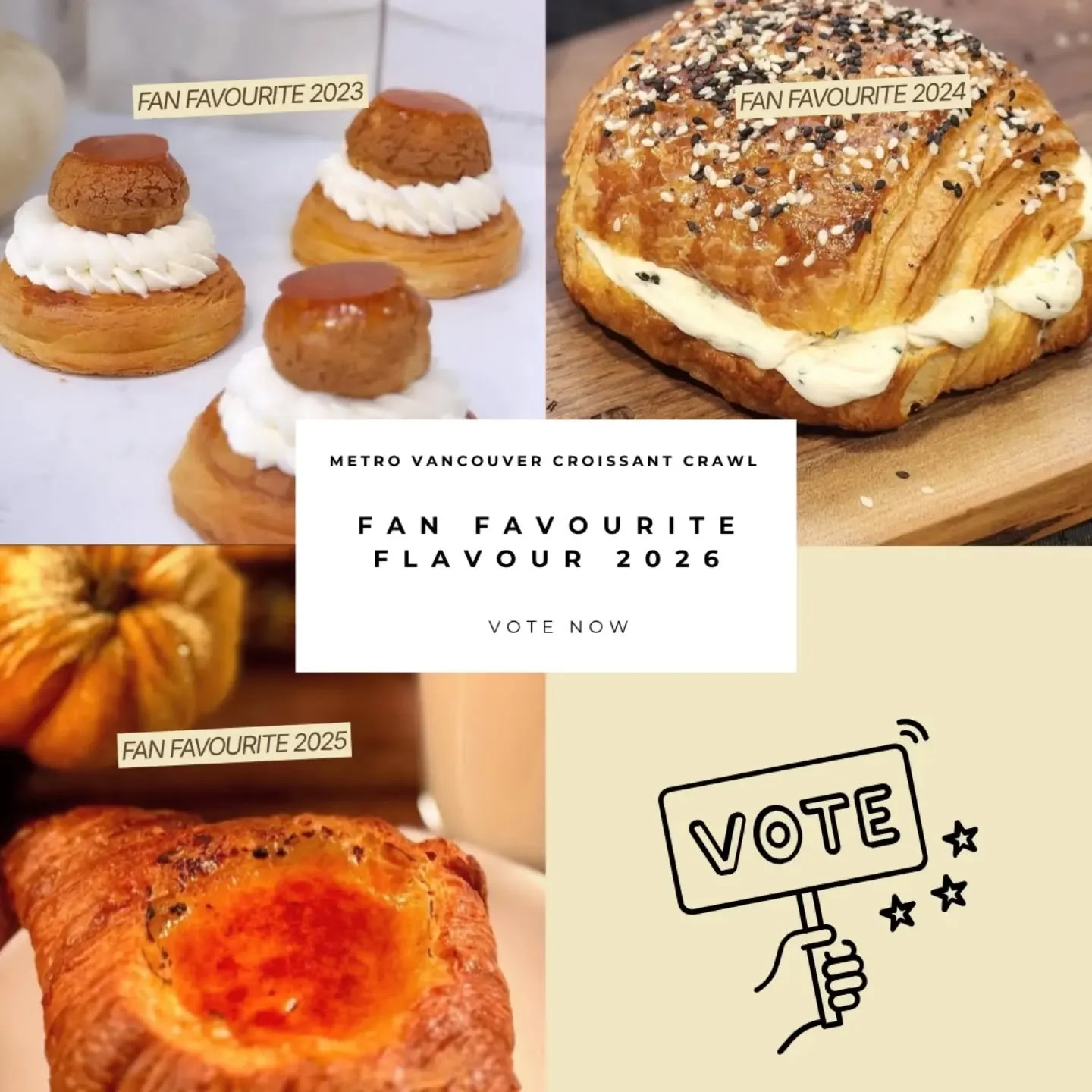 After you're done crawling for croissants, be sure to vote and help crown this year's Fan Favourite Flavour 👑
🔗 in bio to vote
Who do you think should win?