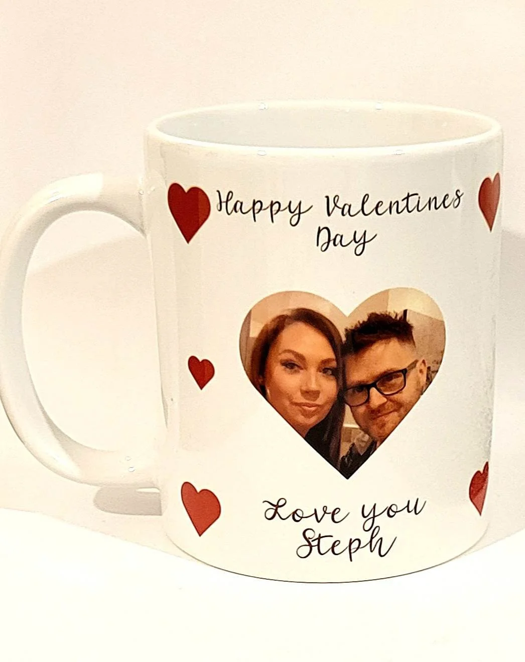 Personalised Happy Valentines Cup