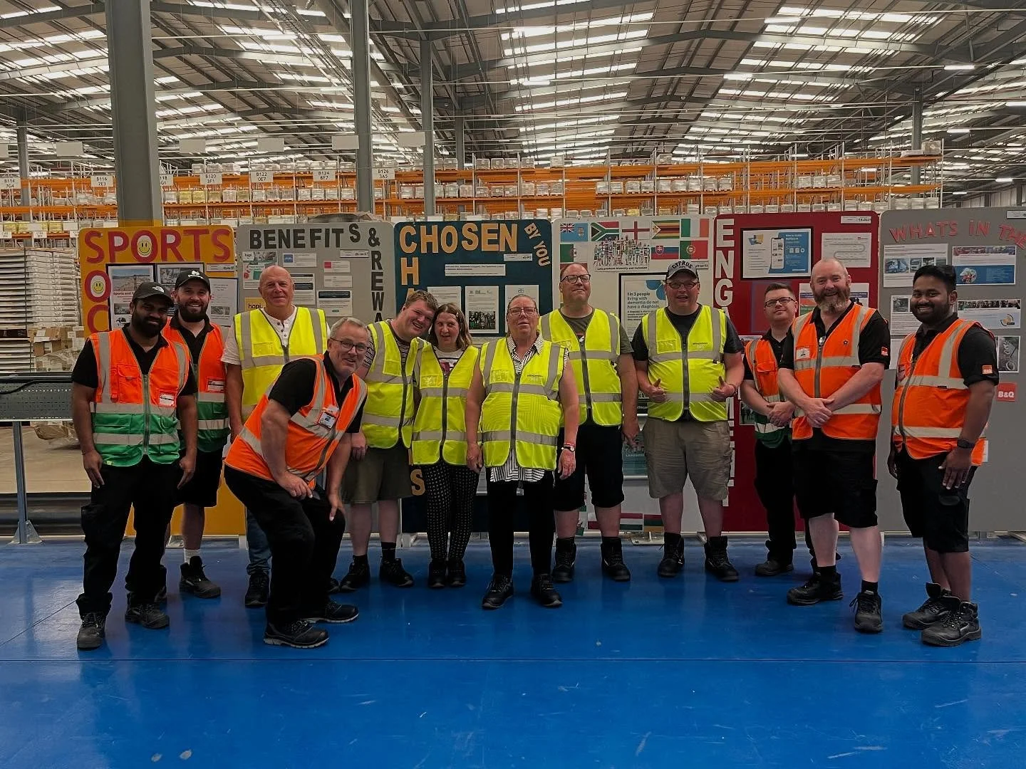We had a brilliant tour of the Swindon B&amp;Q distribution centre! 🦺

We have been selected as one of their chosen charities! 🥳

#opendoor #opendoorswindon #swindon #swindoncharity #charity