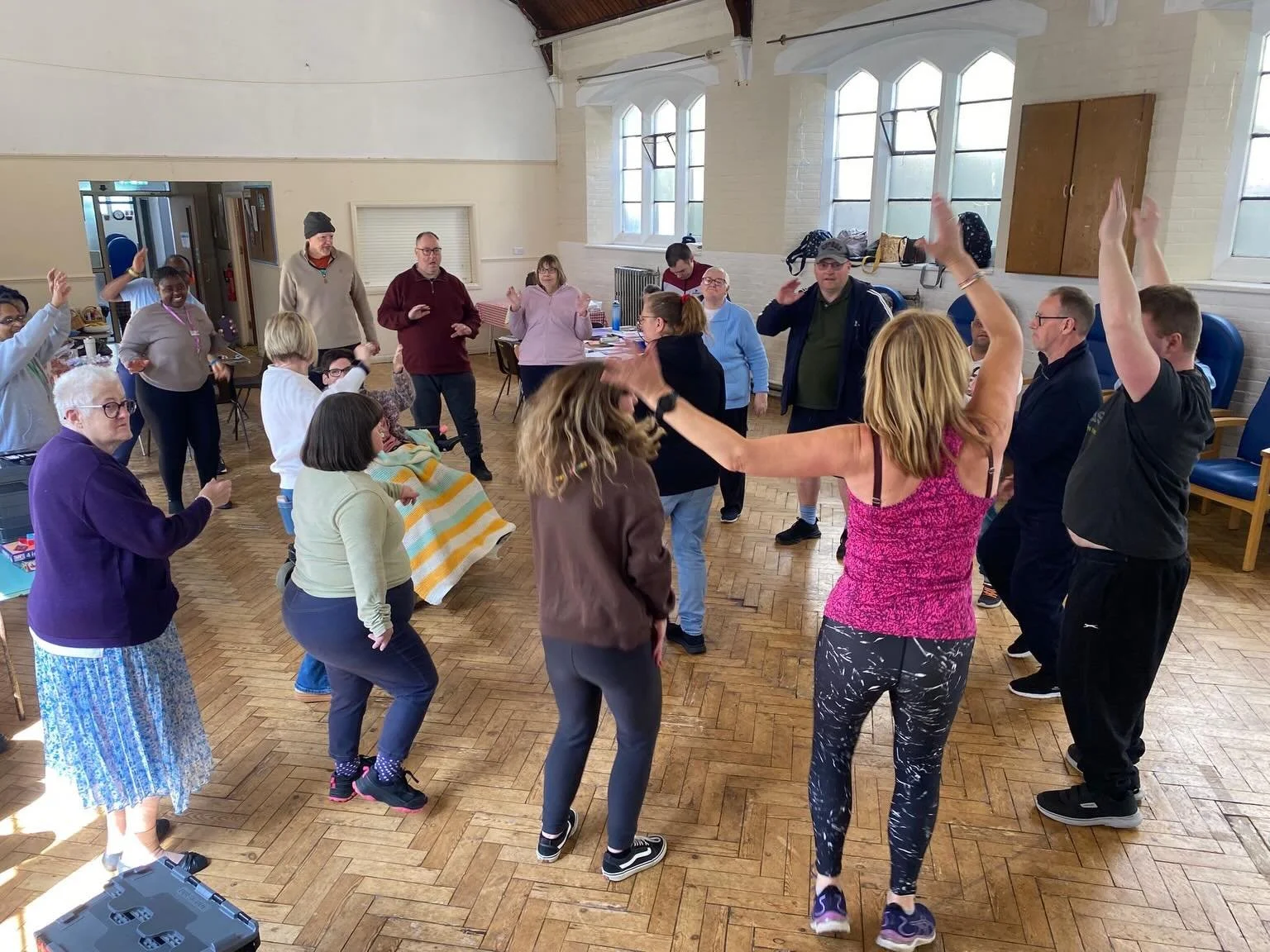 Excercise class with Lin! 🕺

#opendoor #opendoorswindon #swindoncharity #charity #swindon