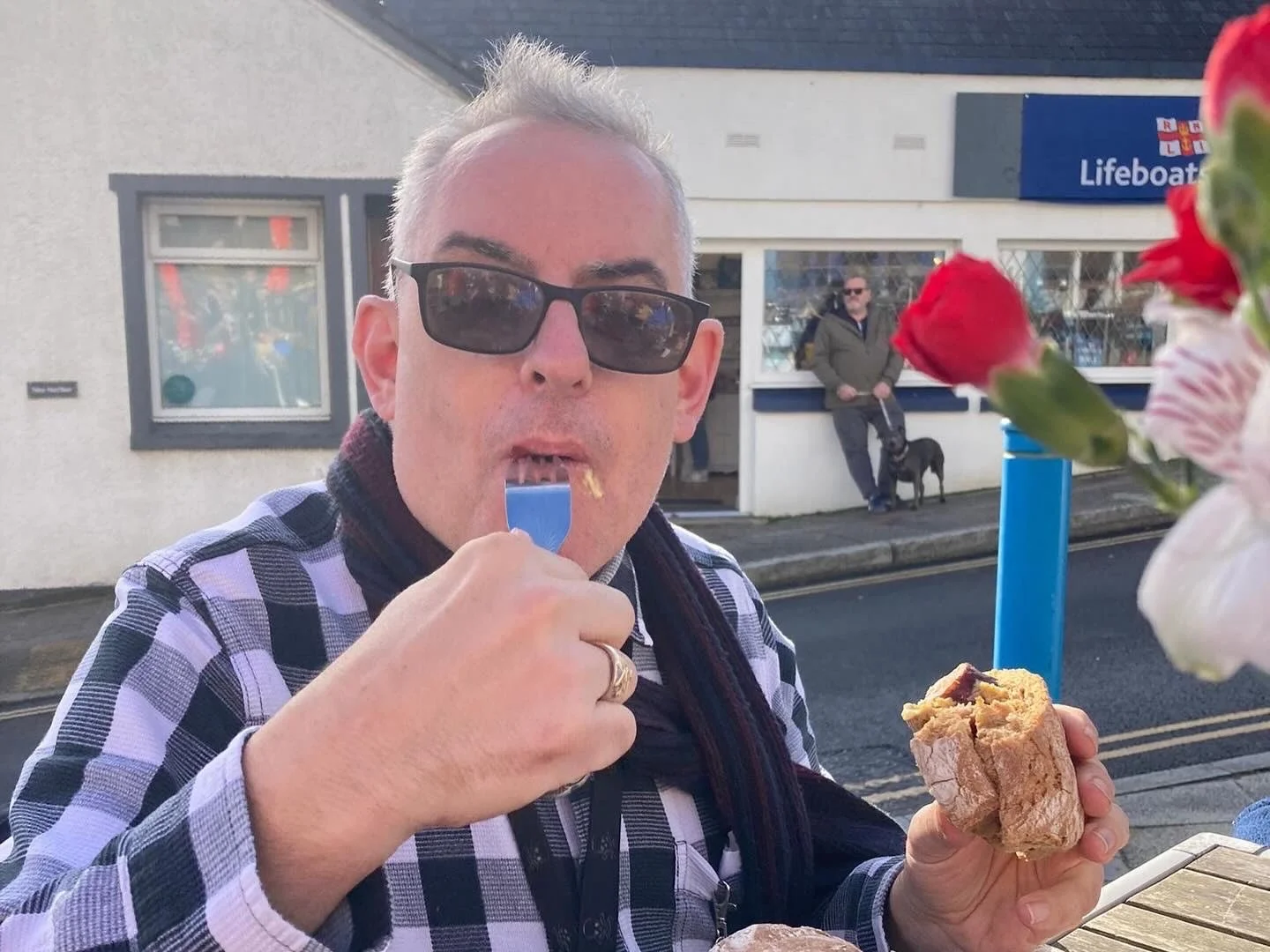 Michael eats a fork.jpg