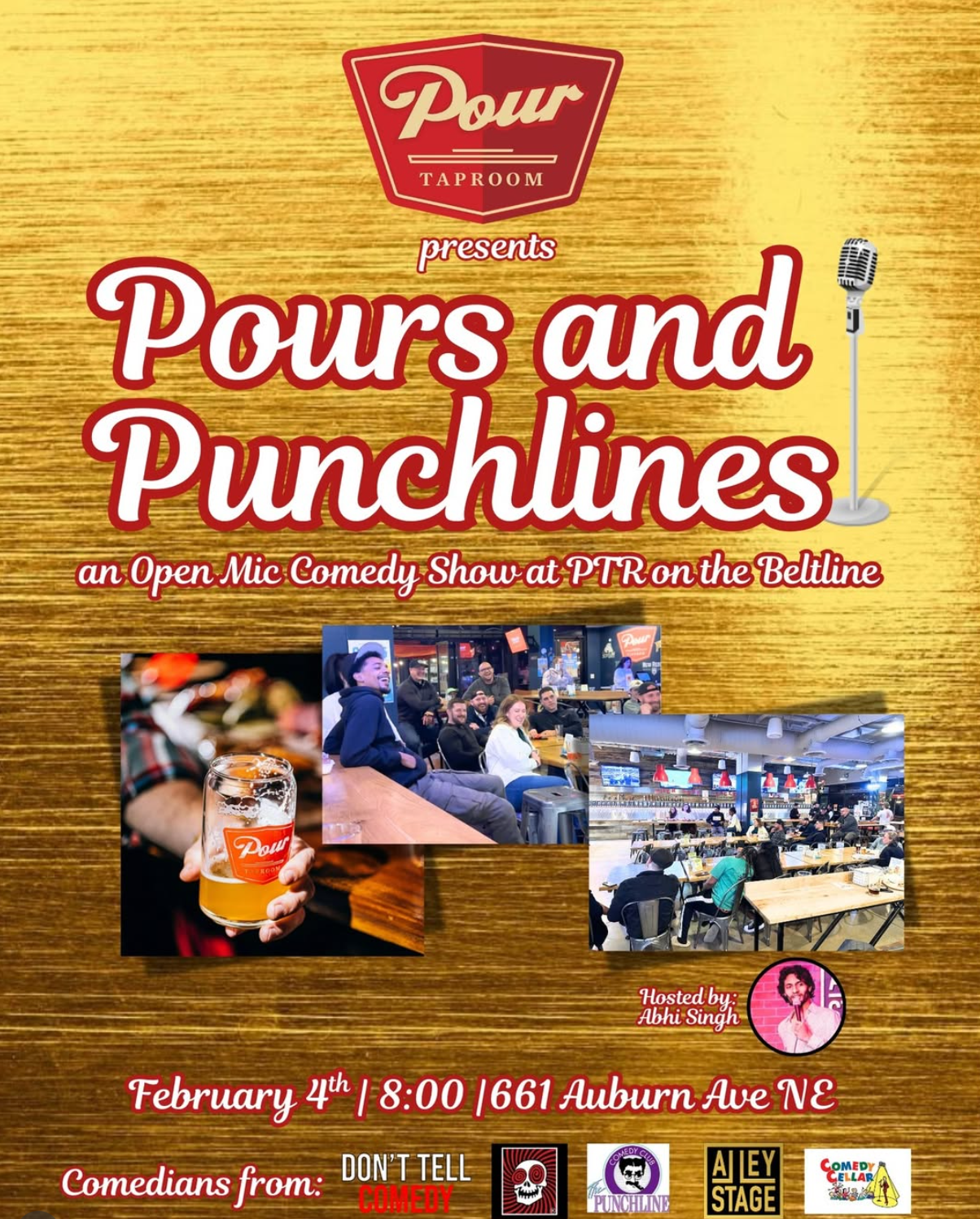 Pours and Punchlines