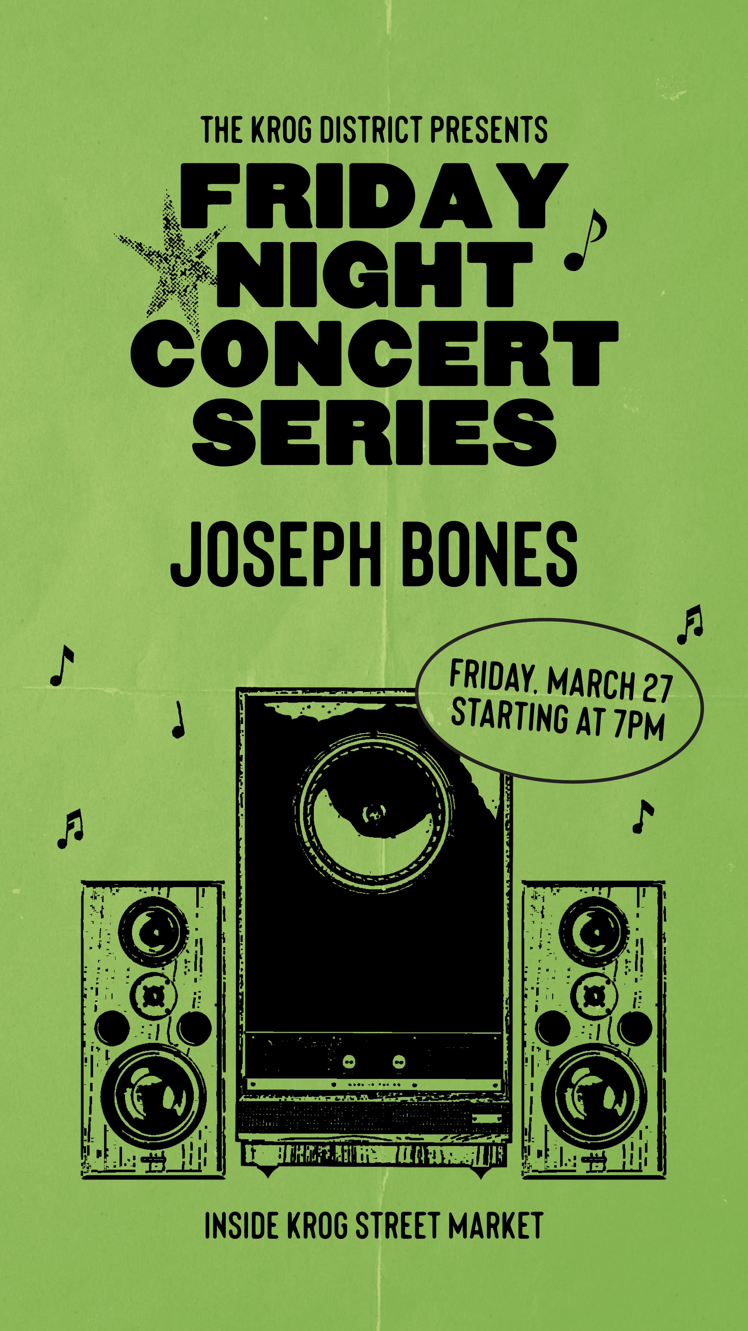 Friday Night Concert Series: Joseph Bones