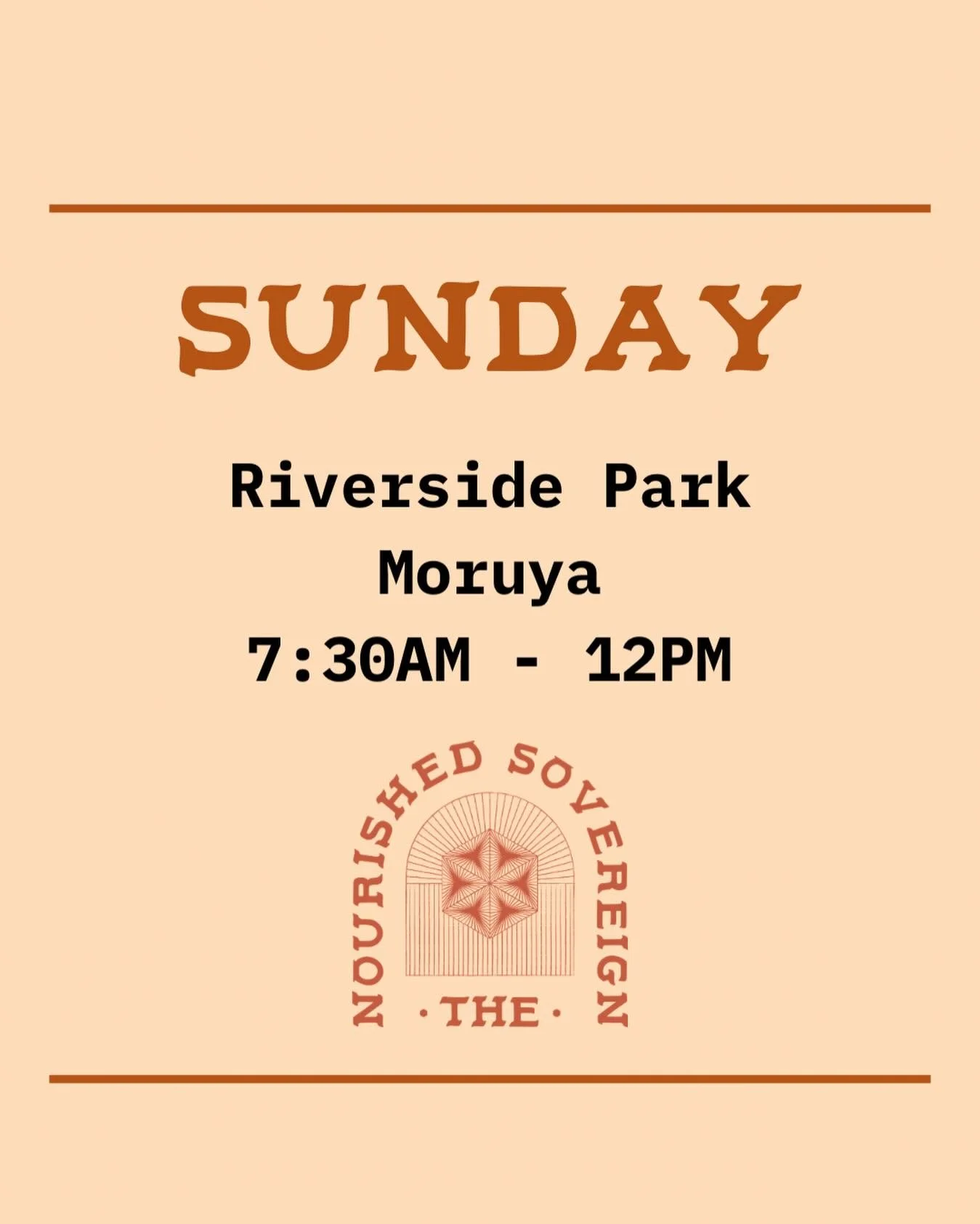 SUNDAY SERVICE

Setting up in Riverside Park in Moruya for our Sunday has been such a joy in the past few years and it is going to get even better in the coming weeks with the @sagemoruya food and knowledge share happening each Sunday @ 10AM

Come on