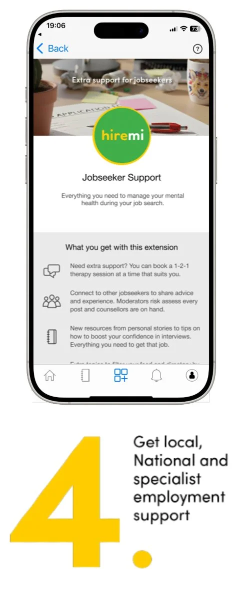Step 4. Specialist employment support