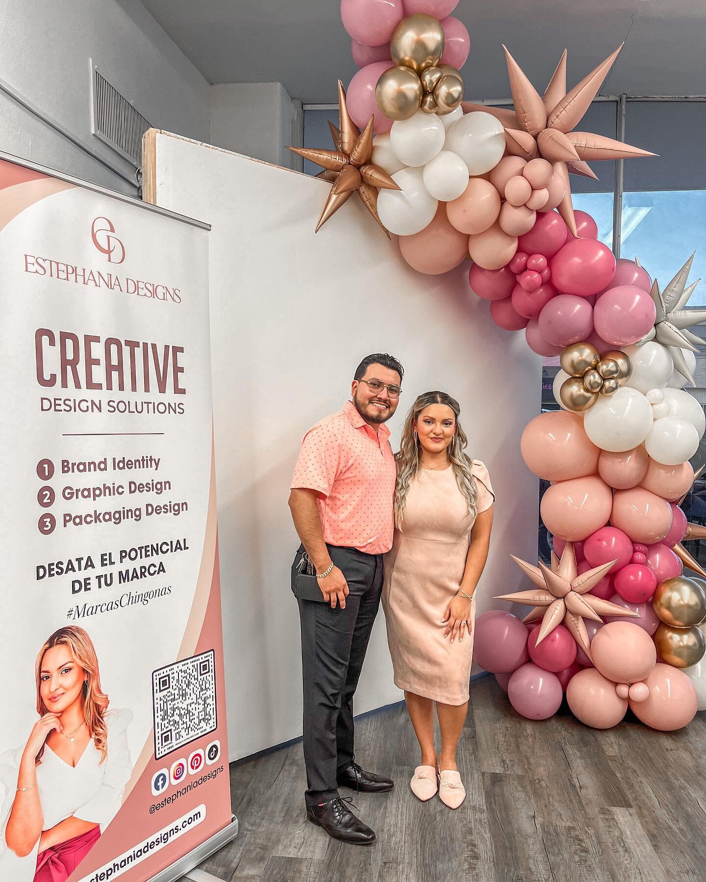 Behind every thriving business is a strong support system, a loyal community, and a whole lot of coraz&oacute;n y pasi&oacute;n 🩷🙌 

#estephaniadesigns #estephaniadesigns5years #dallasentrepreneurs #businessanniversary #latinasinbusiness #diseñado