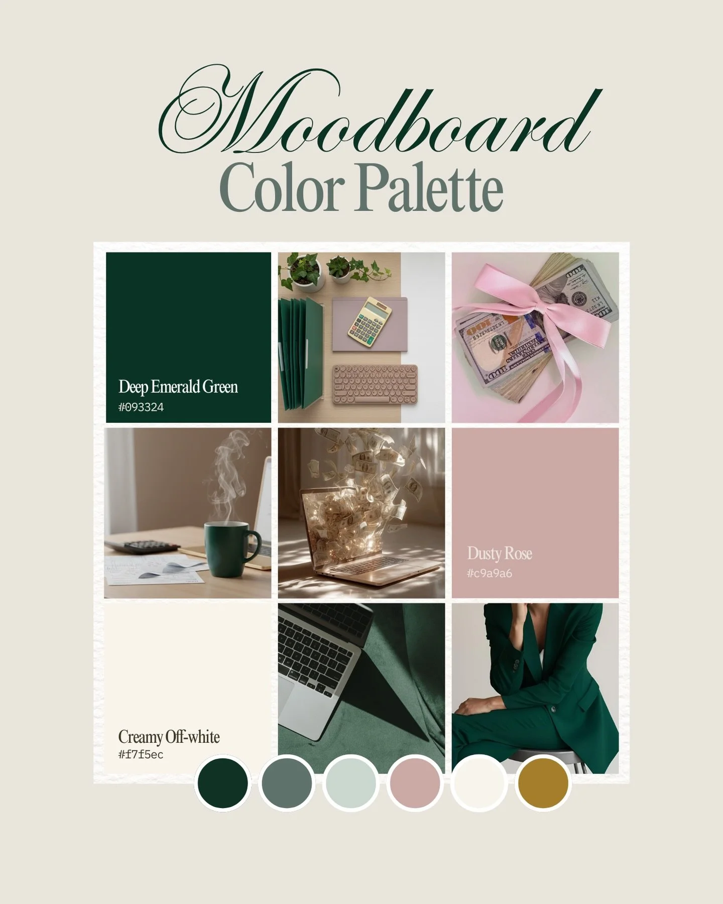 A new era is on the horizon 🌿 for @elevationcompanyv Just a glimpse of what&rsquo;s been taking shape behind the scenes. 👩🏻&zwj;💻

#brandidentitydesign #moodboard #graphicdesign #dallastx #dallasgraphicdesign