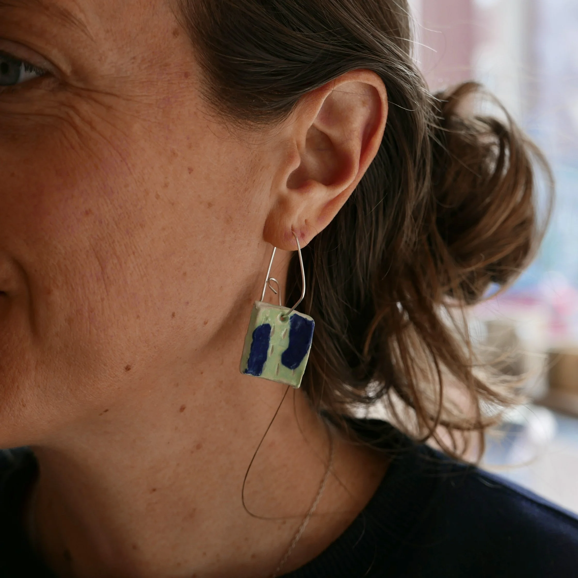 Ceramic Earring & Pendant Jewellery; Two Week Clay & Silversmithing Course with Rebecca Enderby