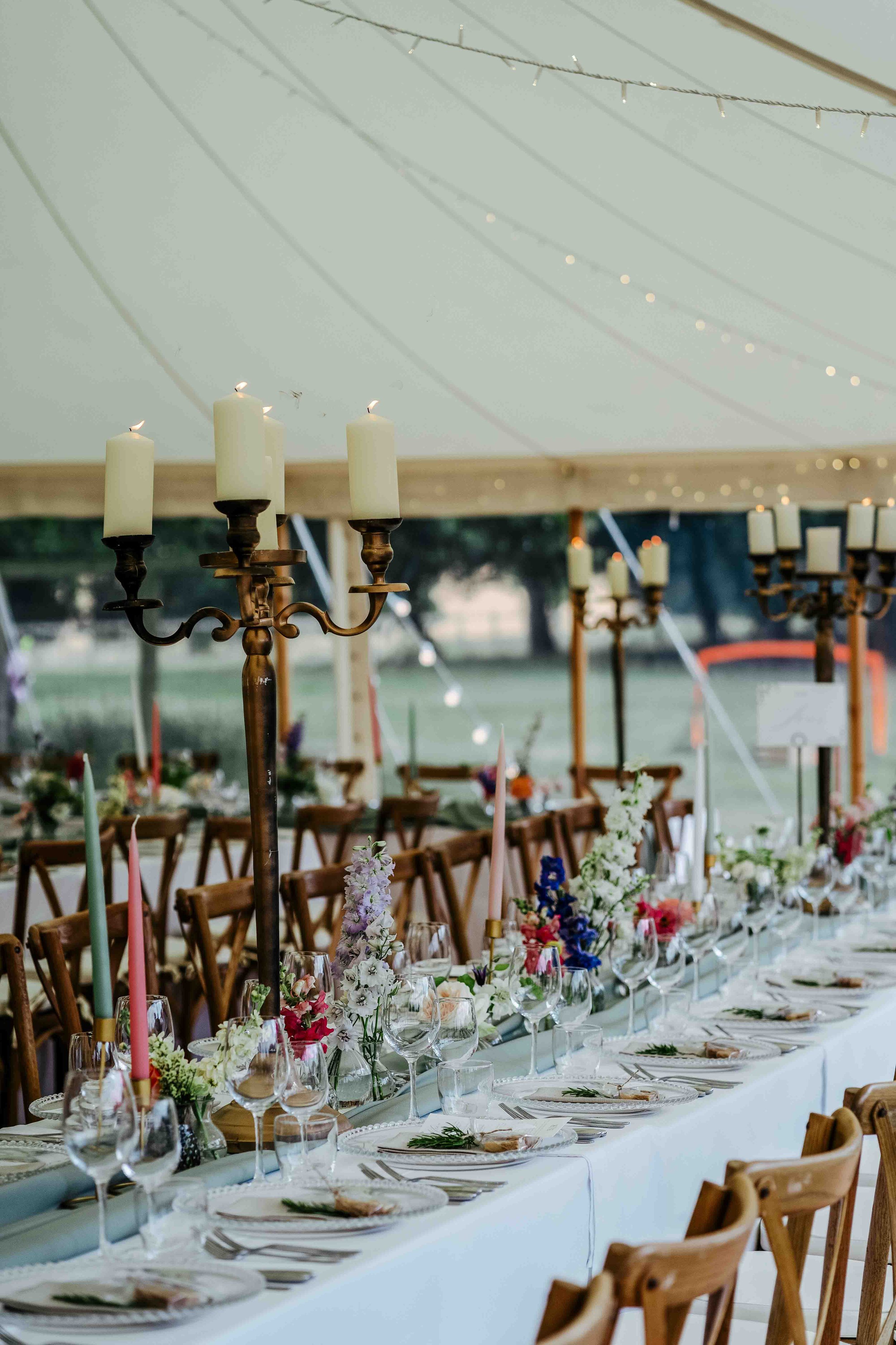 Peacock &amp; Bow Marquees