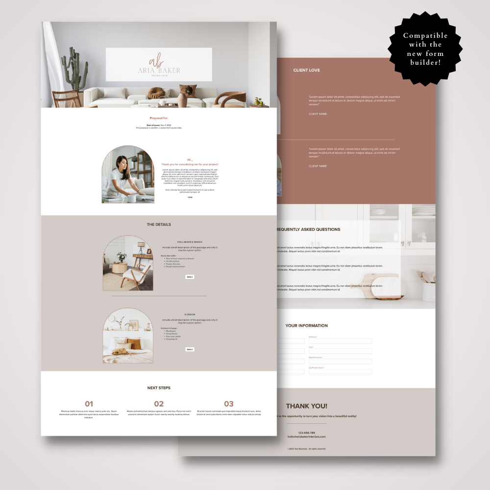 Brand Questionnaire Dubsado Form Canva Templates Dubsado