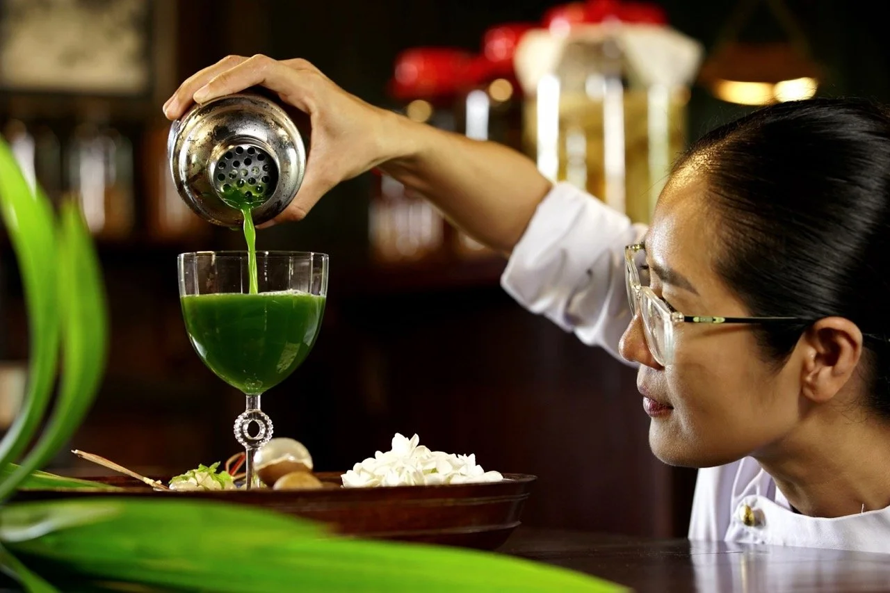 Chef Nak’s one-of-a-kind homemade drinks, offering a refreshing taste of Cambodia