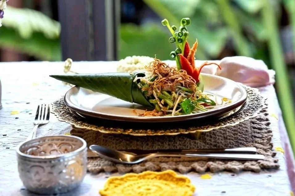 Chef Nak’s seaweed salad served during her Cambodian dining experience