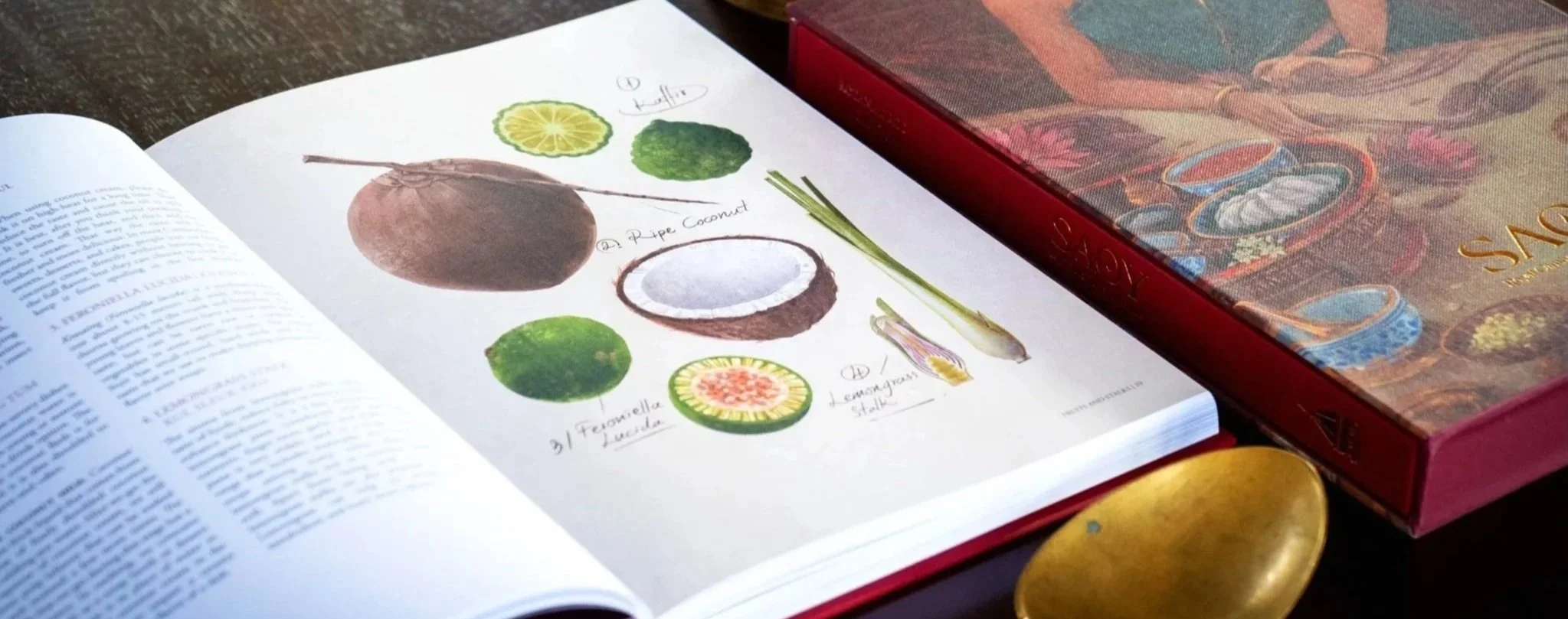 Ingredients page from Chef Nak’s award-winning SAOY cookbook.