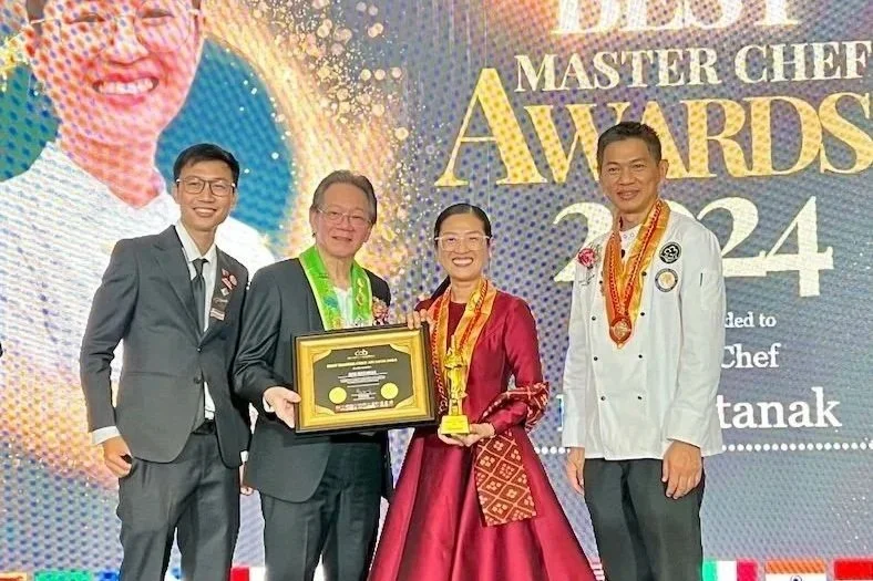 Chef Nak at Master Chef Awards 2024 in Singapore