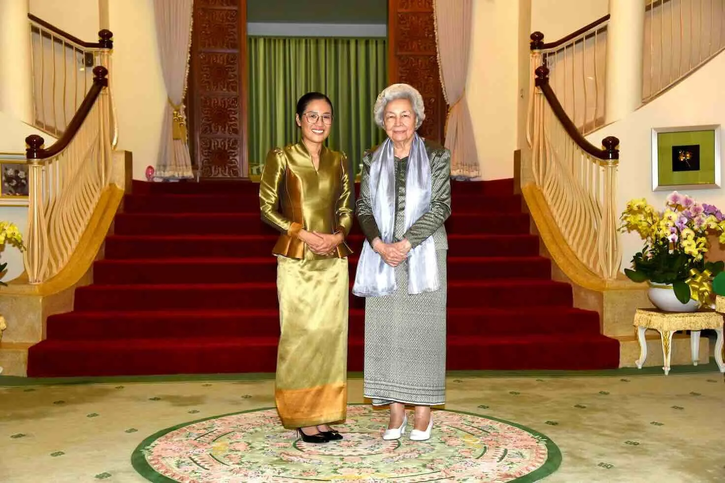 The Cambodian Queen Mother granted audience to the award-winning Chef Nak