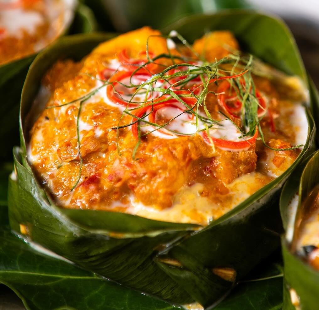Chef Nak’s Cambodian fish amok, one of the country’s best-known dishes