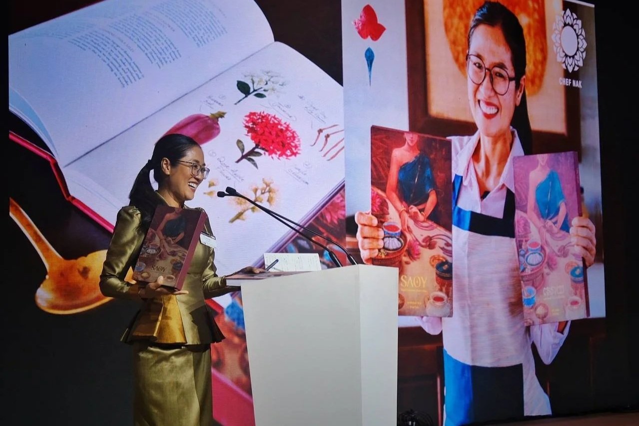 Chef Nak at Gourmand World Cookbook Award in Saudi Arabia in 2023