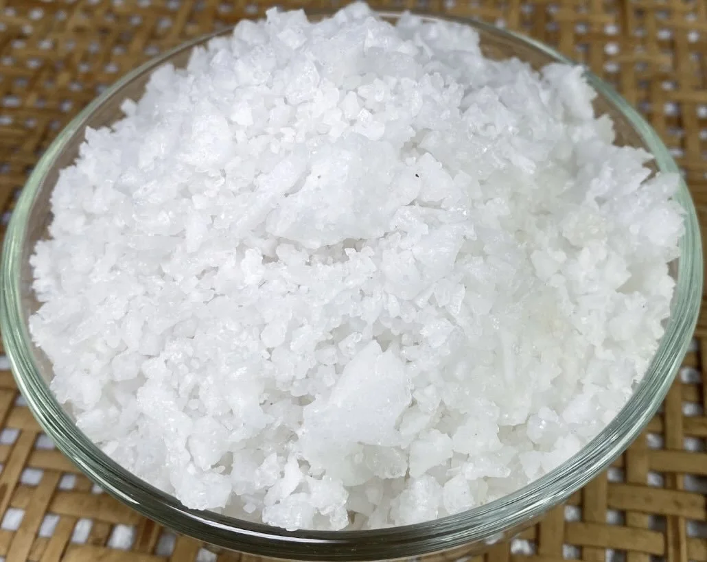Kampot sea salt, a prized ingredient from Cambodia.