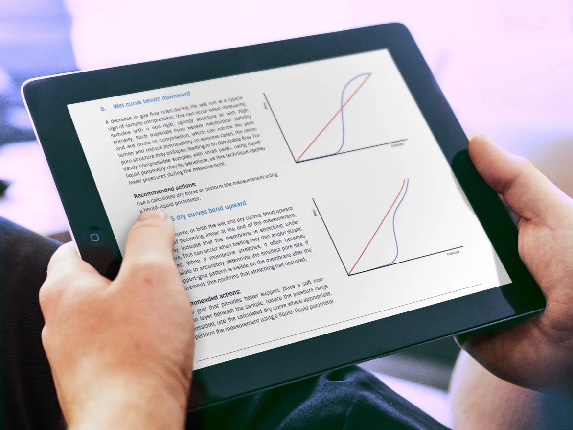 When porometry curves are not ideal: how to still extract reliable results