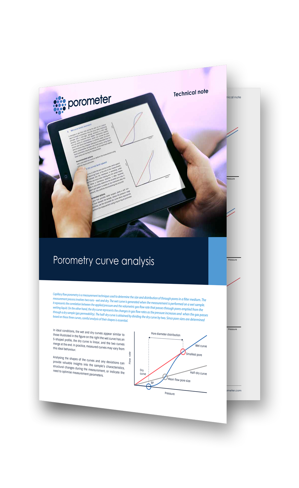 Porometer - pore size distribution and capillary flow porometry measurement