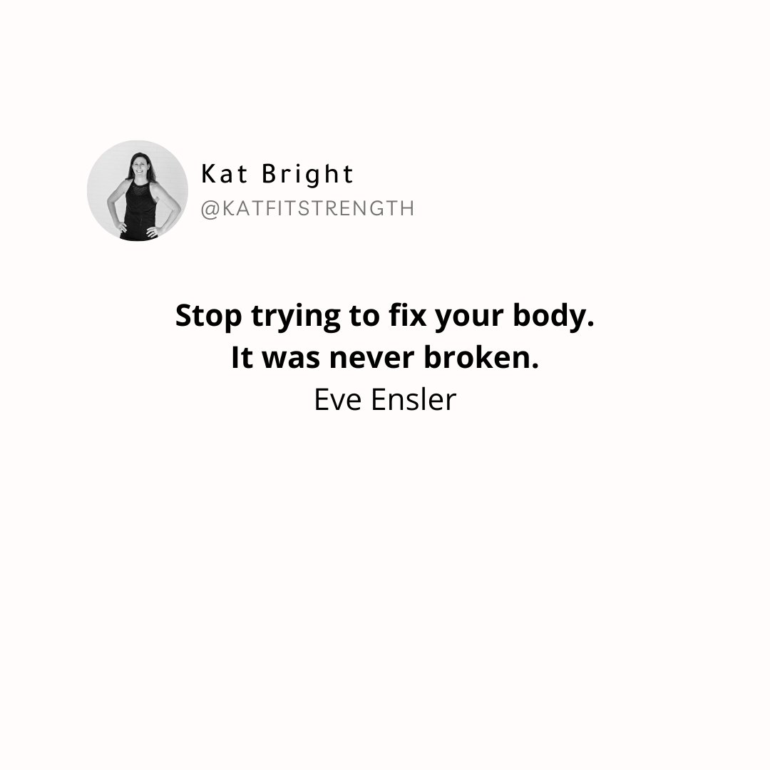 Here's a powerful reminder:
Your body is not broken, even when navigating the unique challenges of perimenopause, menopause, pregnancy, and postpartum.

👉 Reality Check: Would you ever tell someone you love that their body needs fixing?
Certainly no