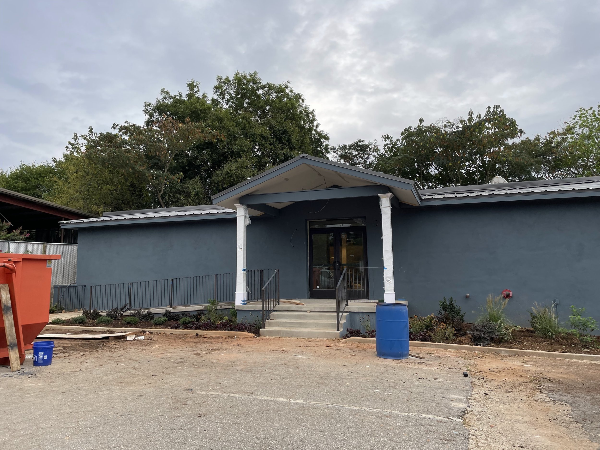 Freshly painted exterior