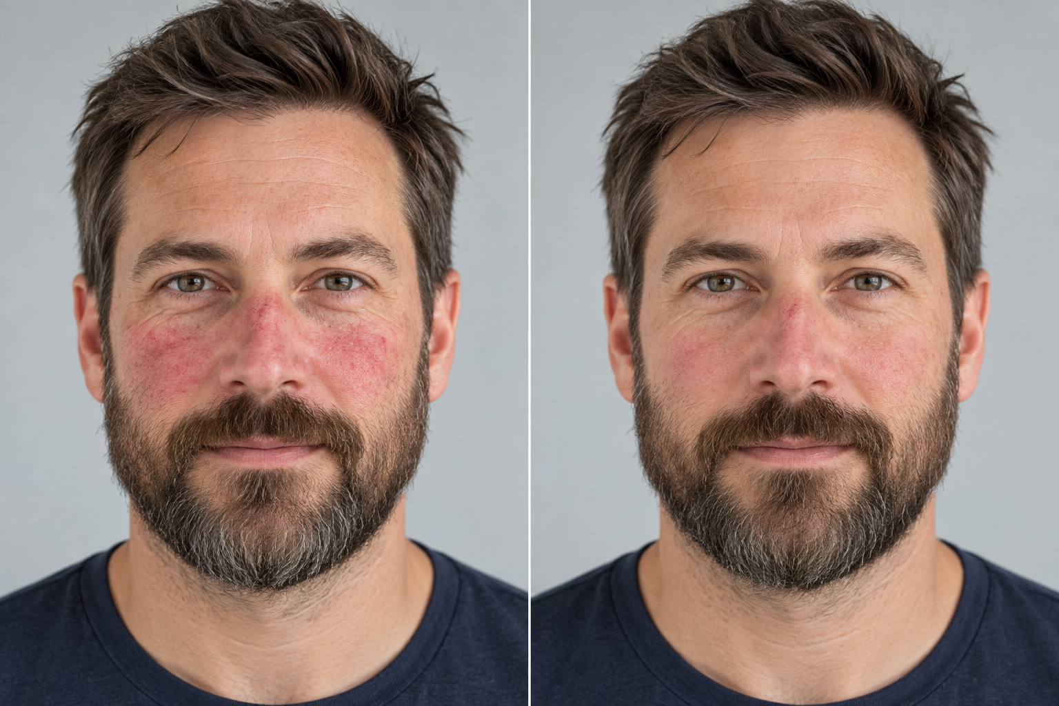 Rosacea Before After
