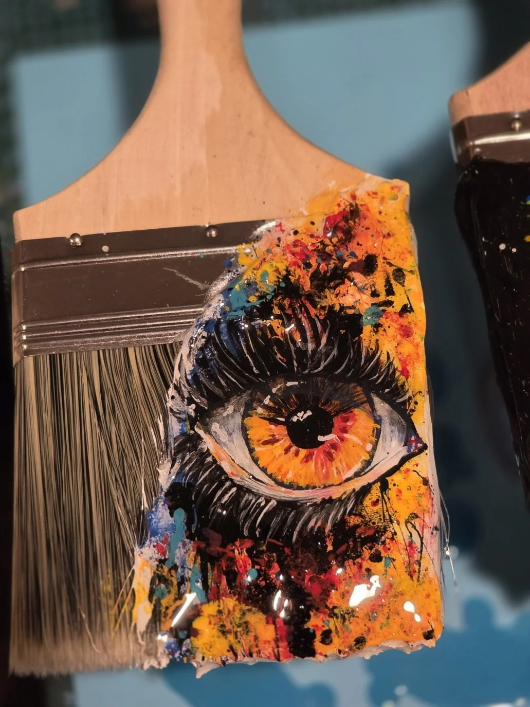 Fiery Eye Paint Brush