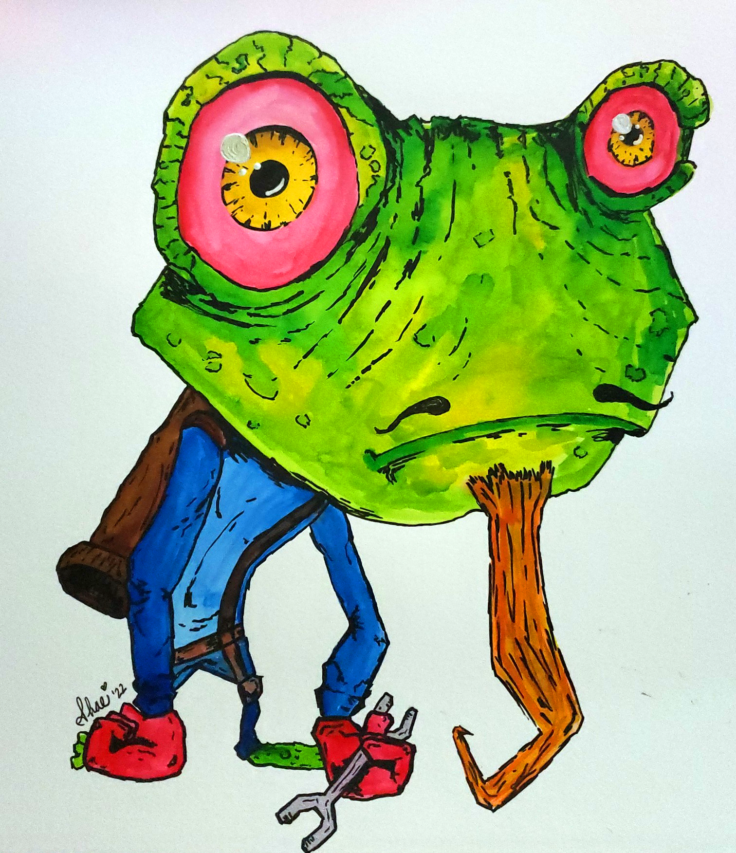 Frog G Watercolor