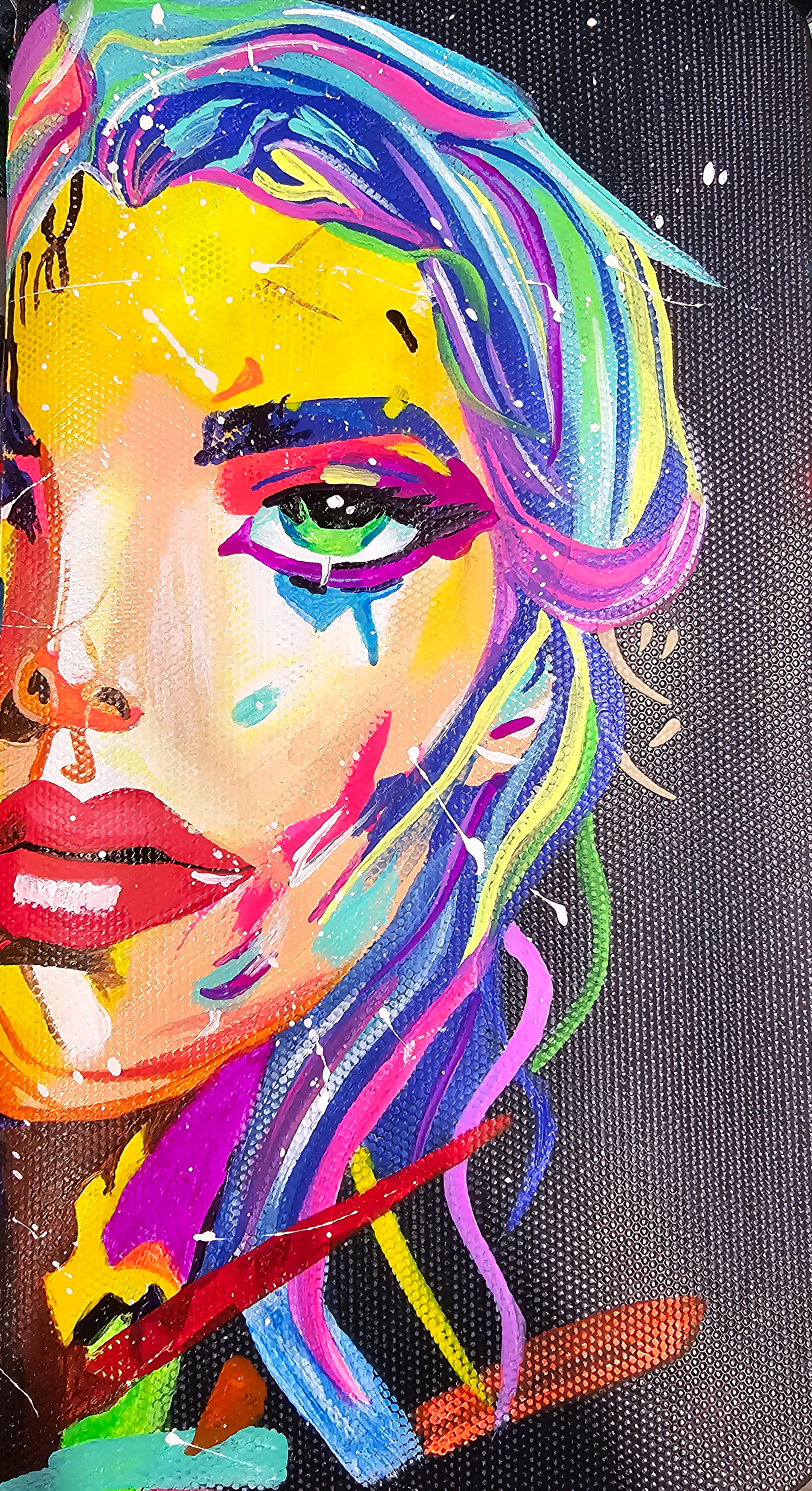 Neon Desire Wallet