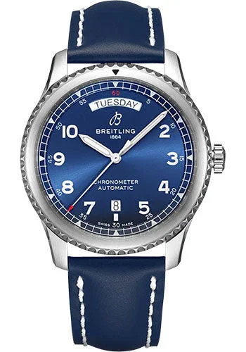 Breitling Aviator 8 Automatic Day & Date Blue Dial