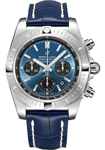 Breitling Chronomat B01 Chronograph Blackeye Blue Dial