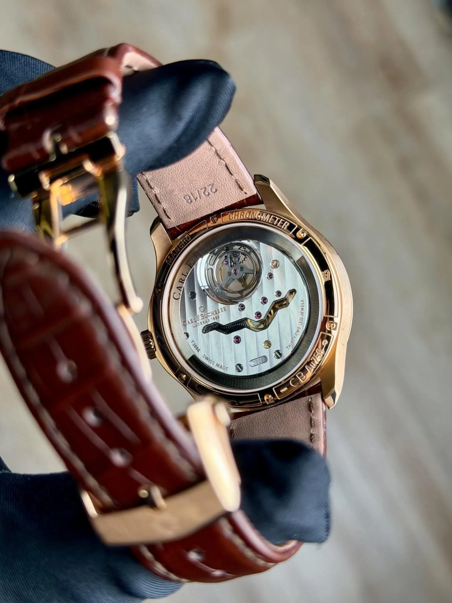 This Carl F. Bucherer deserves a slow pour and a reservation at 8. 🥃

🎯A special order for one of our clients. This Carl F. Bucherer was the definition of understated luxury. An incredibly hard piece to source &mdash; with only one available in the