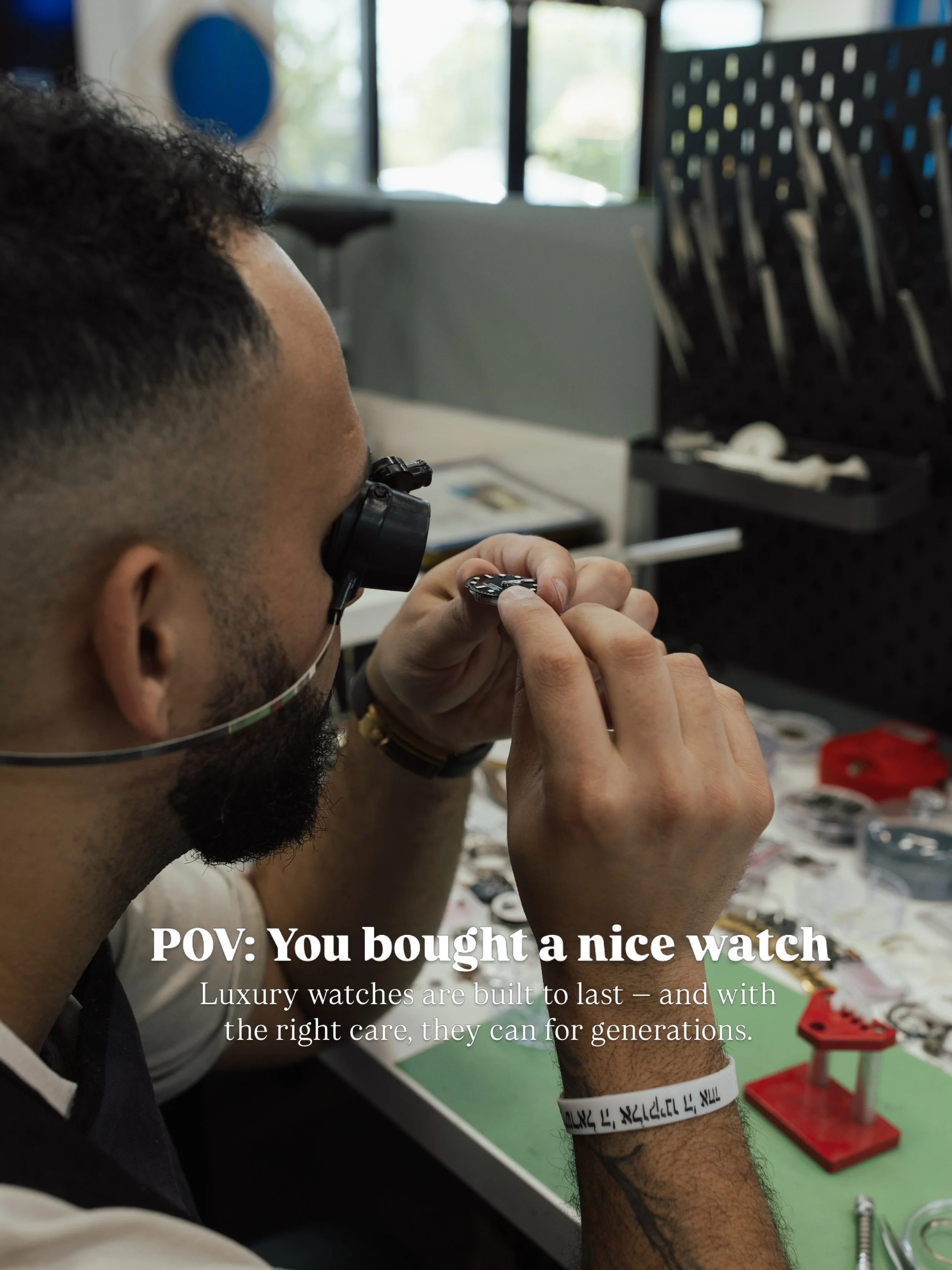 Go ahead&hellip; wear your watch again 🏁 We&rsquo;ll take care of the repair part. 

💫Stop by or message us anytime!