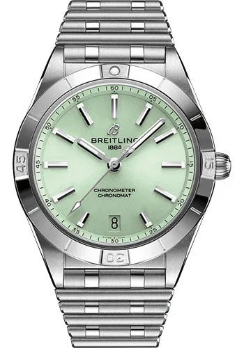 Breitling Chronomat Mint Green Dial