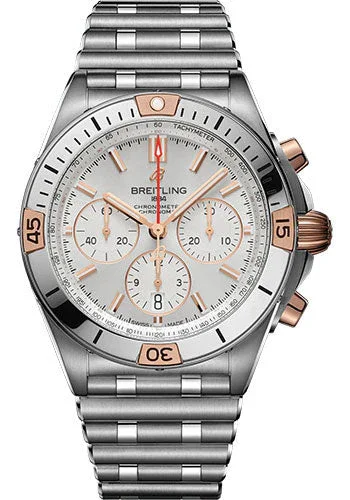 Breitling Chronomat B01 Silver Dial