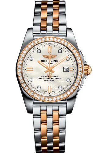 Breitling Galactic Pearl Diamond Dial