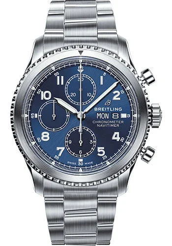 Breitling Aviator 8 Chronograph Blue Dial