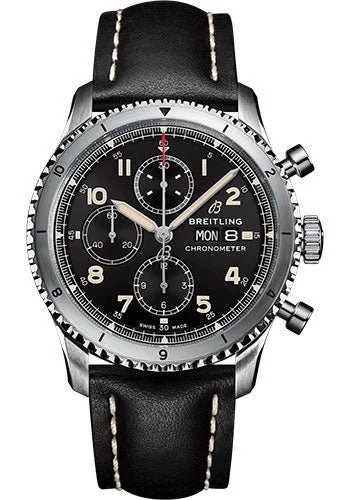 Breitling Aviator 8 Chronograph Black Dial
