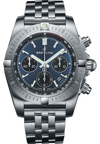 Breitling Chronomat B01 Chronograph Blackeye Blue Dial